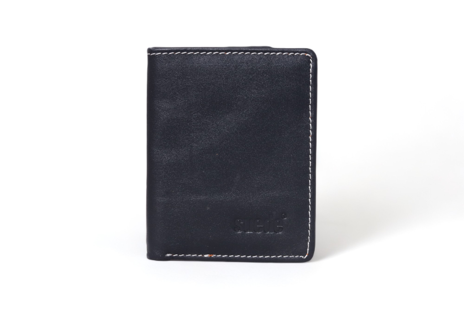 Genuine Leather Card Holder-Wallet in Black