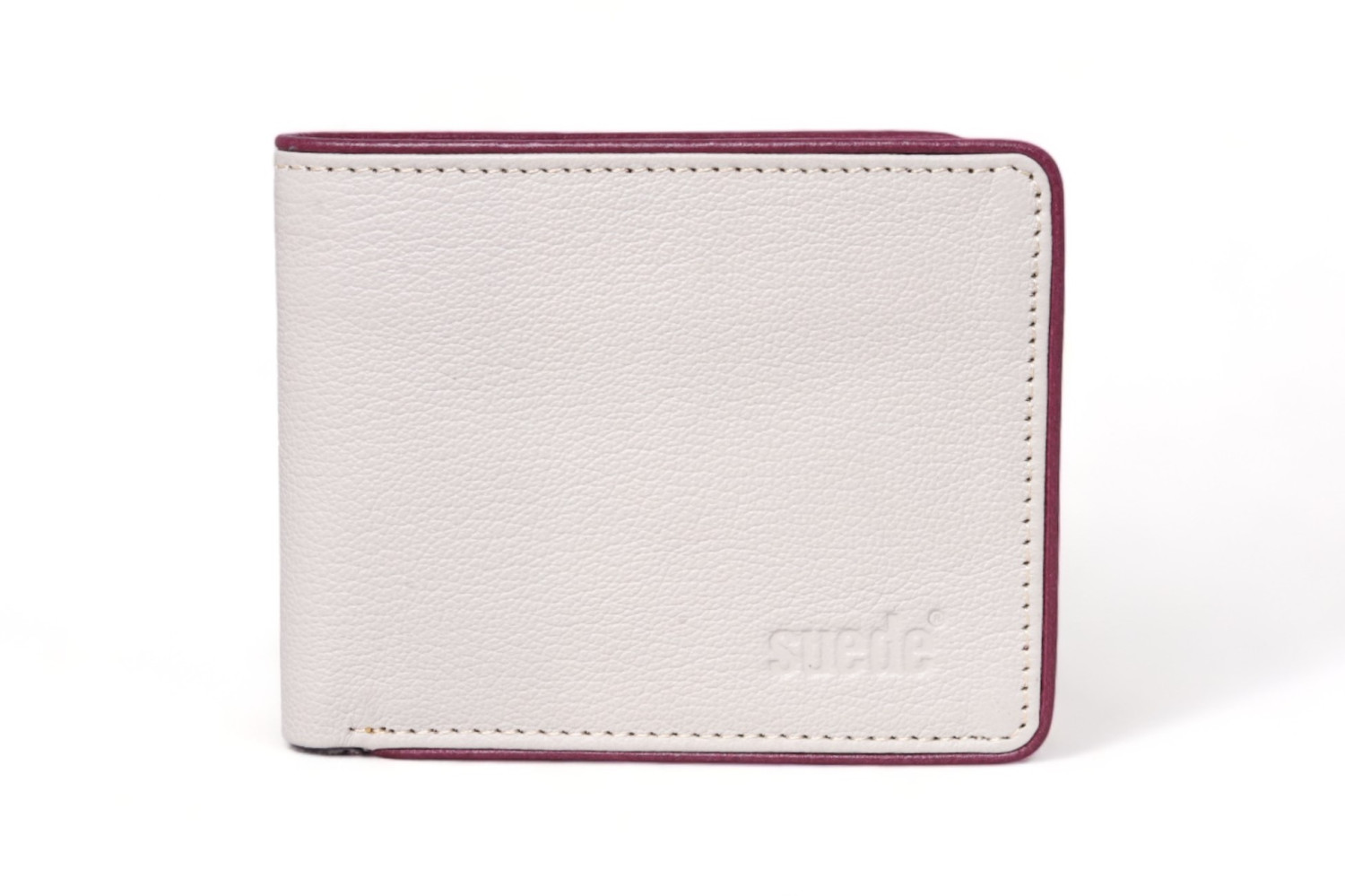 Premium Leather Mens Wallet white