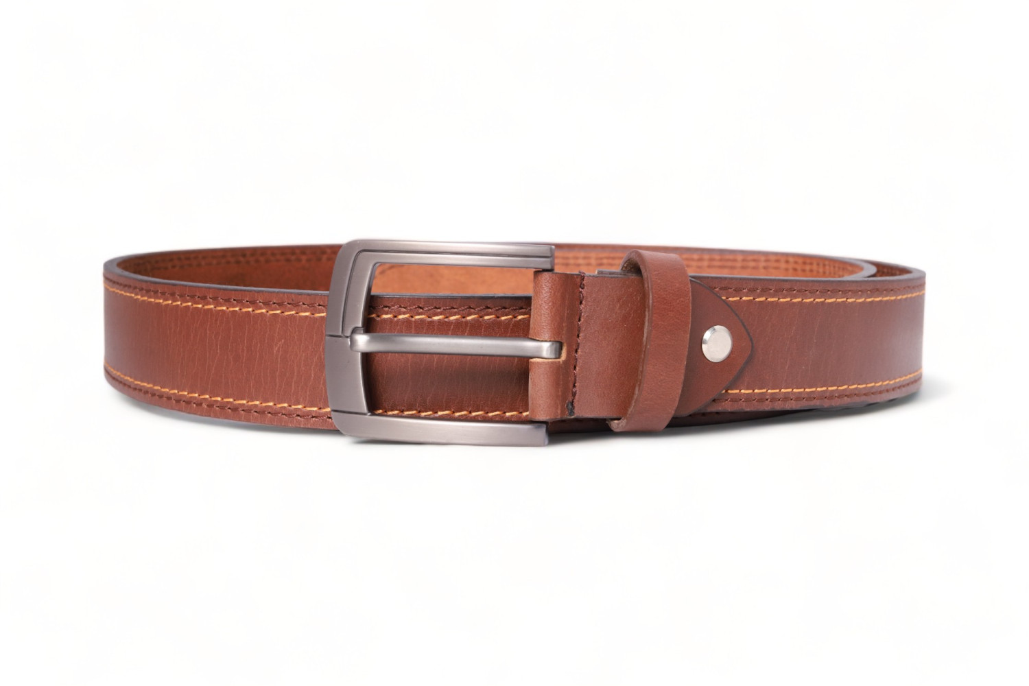 Handmade Mens  leather belt Brown